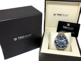 Tag Heuer Aquaracer Calibre 16 43mm Blue Dial Silver Steel Strap Watch for Men - CAY211B.BA0927 Buy Now By Tag Heuer