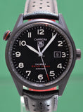 Tag Heuer Carrera Calibre 5 Drive Timer Black Dial Black Leather Strap Watch for Men - WAR2A80.FC6337 Buy Now By Tag Heuer