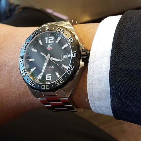 Tag Heuer Formula 1 Quartz Black Dial Silver Steel Strap Watch for Men - WAZ1110.BA0875 Buy Now By Tag Heuer