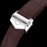 Tag Heuer Aquaracer Caliber 5 Black Dial Brown Leather Strap Watch for Men - WAY201M.FC6474 Buy Now By Tag Heuer