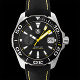 Tag Heuer Aquaracer Jeremy Lin Special Edition Grey Dial Black Nylon Strap Watch for Men - WAY211F.FC6362 Buy Now By Tag Heuer
