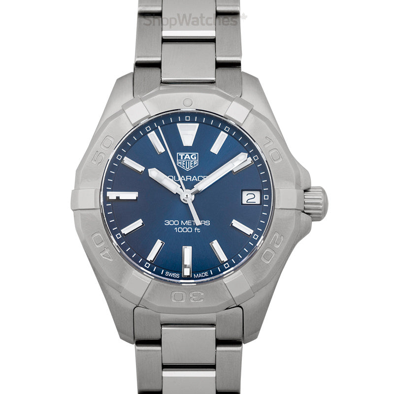 Tag Heuer Aquaracer Quartz Blue Dial Silver Steel Strap Watch for Women - WBD1312.BA0740 Buy Now By Tag Heuer