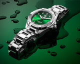 Tag Heuer Aquaracer Diamonds Emerald Green Dial Silver Steel Strap Watch for Women - WBD1316.BA0740 Buy Now By Tag Heuer