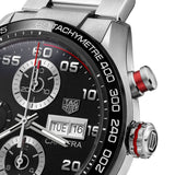 Tag Heuer Carrera Chronograph Black Dial Silver Steel Strap Watch for Men - CBN2A1AA.BA0643 Buy Now By Tag Heuer