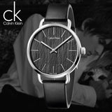 Calvin Klein Even Black Dial Black Leather Strap Watch for Women - K7B231C1 Buy Now By Calvin Klein