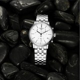 Tissot Carson Premium White Dial Silver Steel Strap Watch For Men - T122.417.11.011.00 Buy Now By Tissot
