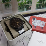 Fossil Neutra Chronograph Black Dial Black Steel Strap Watch for Men - FS5525 Buy Now By Fossil