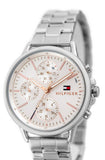 Tommy Hilfiger Carly White Dial Silver Stainless Steel Strap Watch for Women - 1781787 Buy Now By Tommy Hilfiger