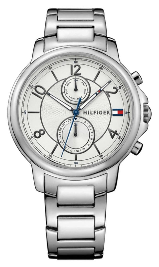 Tommy Hilfiger Claudia White Dial Silver Steel Strap Watch for Women - 1781819 Buy Now By Tommy Hilfiger