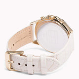 Tommy Hilfiger Ari Diamonds White Dial Cream Leather Strap Watch for Women - 1781982 Buy Now By Tommy Hilfiger
