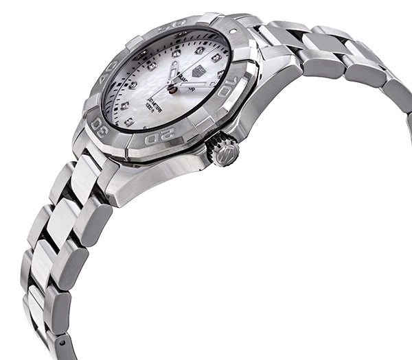 Tag Heuer Aquaracer Diamonds Mother of Pearl Dial Silver Steel Strap Watch for Women - WBD131B.BA0748 Buy Now By Tag Heuer