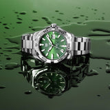 Tag Heuer Aquaracer Diamonds Emerald Green Dial Silver Steel Strap Watch for Women - WBD1316.BA0740 Buy Now By Tag Heuer