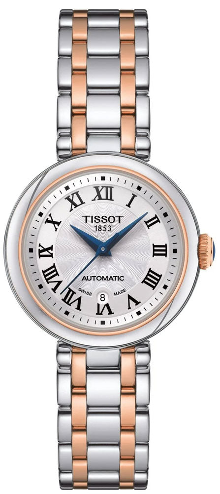 Tissot Bellissima Automatic Silver Dial Two Tone Steel Strap Watch For Women - T126.207.22.013.00 Buy Now By Tissot