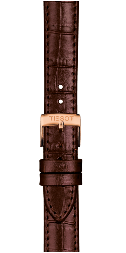 Tissot Carson Premium Lady Silver Dial Brown Leather Strap Watch For Women - T122.210.36.033.00 Buy Now By Tissot