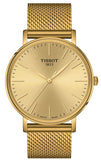 Tissot Everytime Gent Gold Dial Gold Mesh Bracelet Watch for Men - T143.410.33.021.00 Buy Now By Tissot