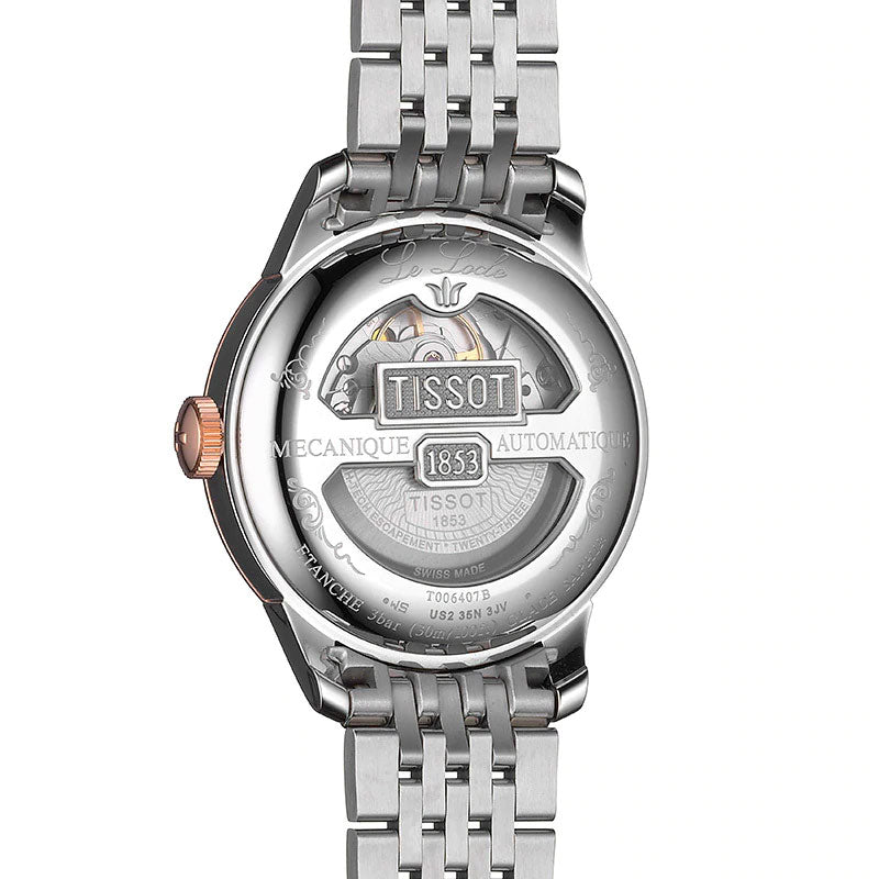 Tissot Le Locle Powermatic 80 Silver Dial Two Tone Steel Strap Watch For Men - T006.407.22.036.01 Buy Now By Tissot