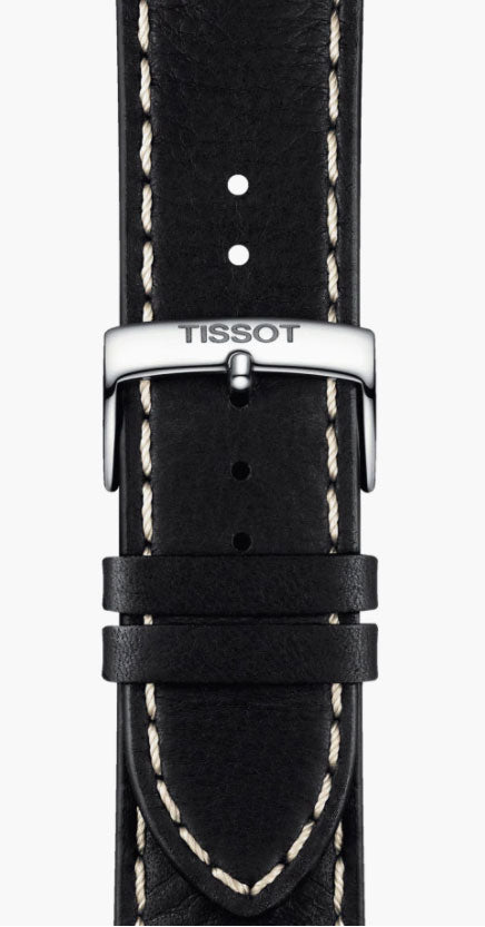 Tissot PR 100 Sport Quartz Black Dial Black Leather Strap Watch For Men - T101.610.16.051.00 Buy Now By Tissot