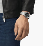 Tissot PRX Quartz Black Dial Silver Steel Strap Watch For Men - T137.410.11.051.00 Buy Now By Tissot