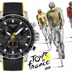 Tissot T Sport Supersport Chrono Tour De France Black Dial Black Nylon Strap Watch for Men - T125.617.17.051.00 Buy Now By Tissot