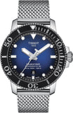 Tissot Seastar 1000 Powermatic 80 Blue Dial SIlver Mesh Bracelet Watch For Men - T120.407.11.041.02 Buy Now By Tissot