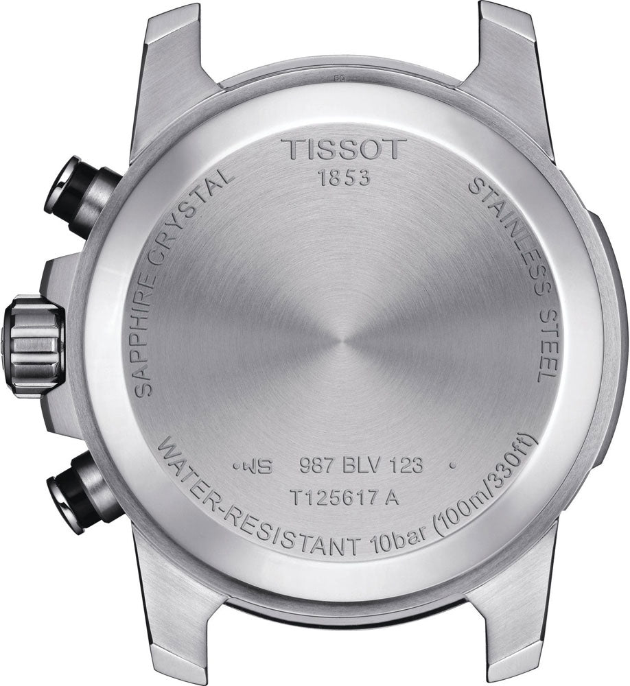 Tissot Supersport Chrono Silver Dial Brown Leather Strap Watch for Men - T125.617.16.031.00 Buy Now By Tissot
