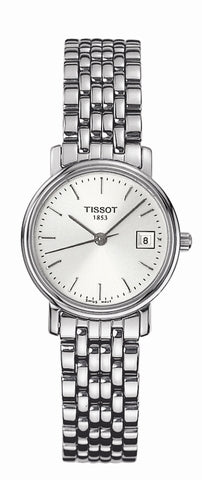 Tissot T Classic Desire White Dial Silver Steel Strap Watch for Women - T52.1.281.31 Buy Now By Tissot
