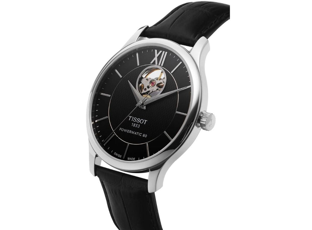 Tissot Tradition Powermatic 80 Open Heart Automatic Watch For Men - T063.907.16.058.00 Buy Now By Tissot