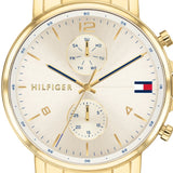 Tommy Hilfiger Daniel White Dial Gold Steel Strap Watch for Men - 1710415 Buy Now By Tommy Hilfiger