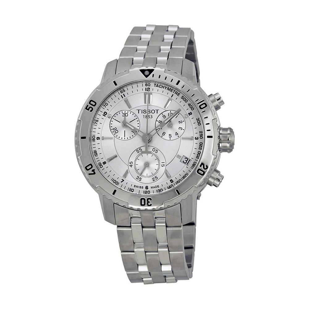 Tissot PRS 200 Chronograph Silver Dial Watch For Men - T067.417.11.031.00 Buy Now By Tissot