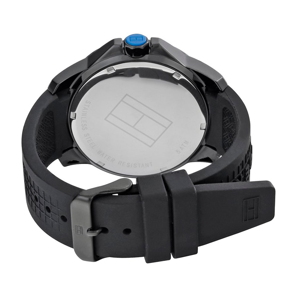 Tommy Hilfiger Sport Multifunction Black Dial Black Rubber Strap Watch for Men - 1790983 Buy Now By Tommy Hilfiger