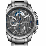 Tommy Hilfiger Decker Quartz Black Dial Black Steel Strap Watch for Men - 1791347 Buy Now By Tommy Hilfiger