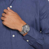 Tommy Hilfiger Chase Quartz Grey Dial Silver Mesh Bracelet Watch For Men - 1791484 Buy Now By Tommy Hilfiger