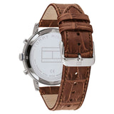 Tommy Hilfiger Evan Chronograph Blue Dial Brown Leather Strap Watch for Men - 1710393 Buy Now By Tommy Hilfiger