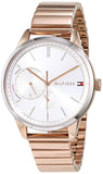 Tommy Hilfiger Brooke Silver Dial Rose Gold Steel Strap Watch for Women - 1782021 Buy Now By Tommy Hilfiger