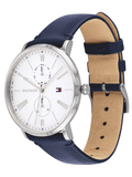 Tommy Hilfiger Jenna White Dial Blue Leather Strap Watch for Women - 1782072 Buy Now By Tommy Hilfiger