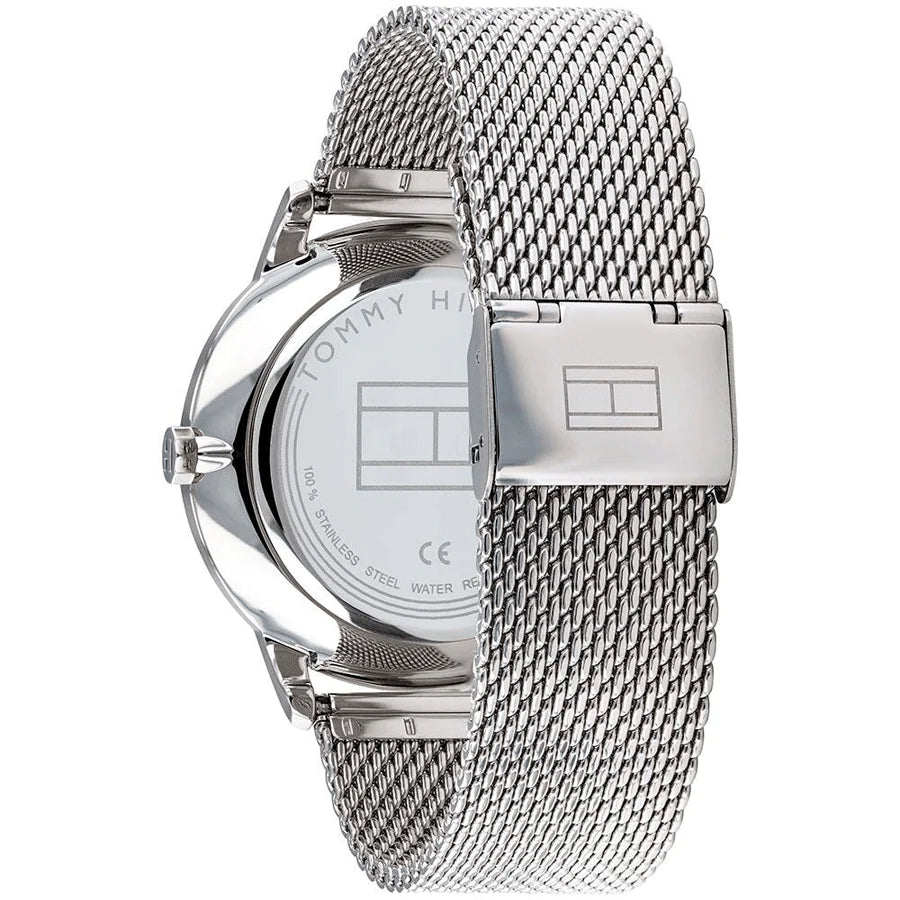 Tommy Hilfiger Gavin Chronograph Quartz Grey Dial Silver Mesh Bracelet Watch for Men - 1791466 Buy Now By Tommy Hilfiger