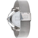 Tommy Hilfiger Hunter Quartz Black Dial Silver Steel Strap Watch for Men - 1791610 Buy Now By Tommy Hilfiger
