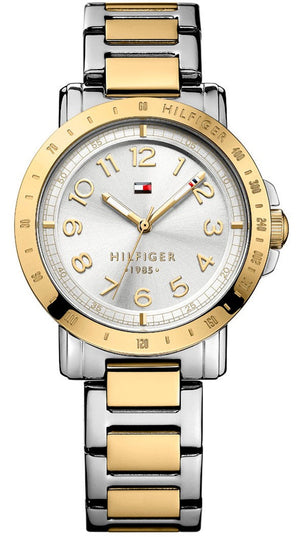 Tommy Hilfiger Damen Silver Dial Two Tone Steel Strap Watch for Women - 1781398 Buy Now By Tommy Hilfiger