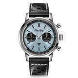 Breitling Top Time B01 Triumph Blue Dial Black Leather Strap Watch for Men - AB01764A1C1X1 Buy Now By Breitling