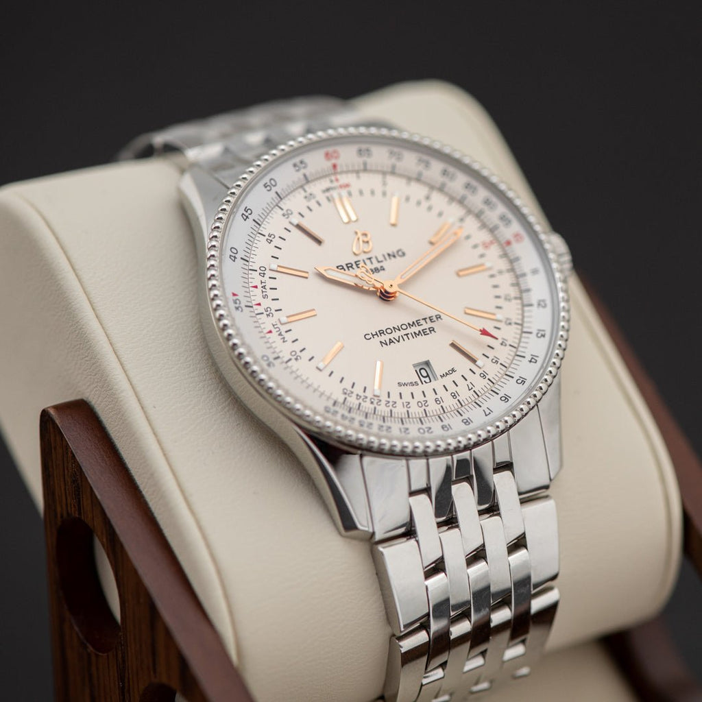 Breitling Navitimer Automatic 41mm White Dial Stainless Steel Mens Watch - A17326211G1A1 Buy Now By Breitling