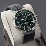 Oris Aquis Date Green Dial Black Rubber Strap Watch for Men - 0173377304157-0742464EB Buy Now By Oris