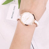 Michael Kors Jaryn Analog White Dial Two Tone Steel Strap Watch For Women - MK4342 Buy Now By Michael Kors