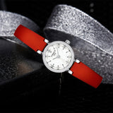 Tissot Lovely Round Mother of Pearl Dial Red Leather Strap Watch for Women - T140.009.16.111.00 Buy Now By Tissot