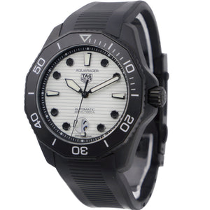 Tag Heuer Aquaracer Professional 300 Automatic White Dial Black Rubber Strap Watch for Men - WBP201D.FT6197 Buy Now By Tag Heuer