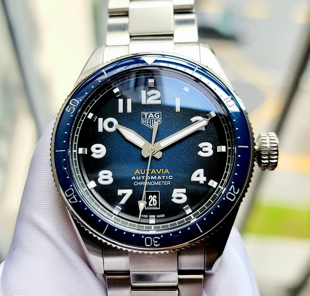Tag Heuer Autavia Blue Dial Watch for Men - WBE5116.EB0173