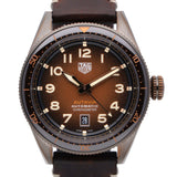Tag Heuer Autavia Brown Dial Brown Leather Strap Watch for Men - WBE5191.FC8276 Buy Now By Tag Heuer