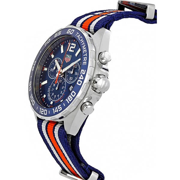 Tag Heuer Formula 1 Chronograph 43mm Blue Dial NATO Strap Watch for Men - CAZ1014.FC8196 Buy Now By Tag Heuer