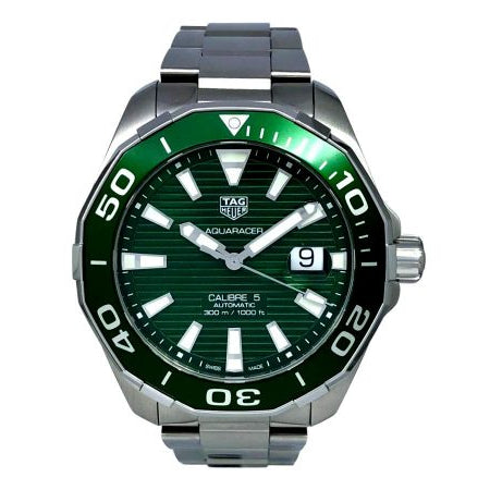 Tag Heuer Aquaracer Green Dial Watch for Men - WAY201S.BA0927 Buy Now By Tag Heuer