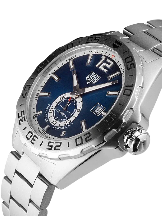 Tag Heuer Formula 1 Calibre 6 Automatic Blue Dial Silver Steel Strap Watch for Men - WAZ2014.BA0842 Buy Now By Tag Heuer
