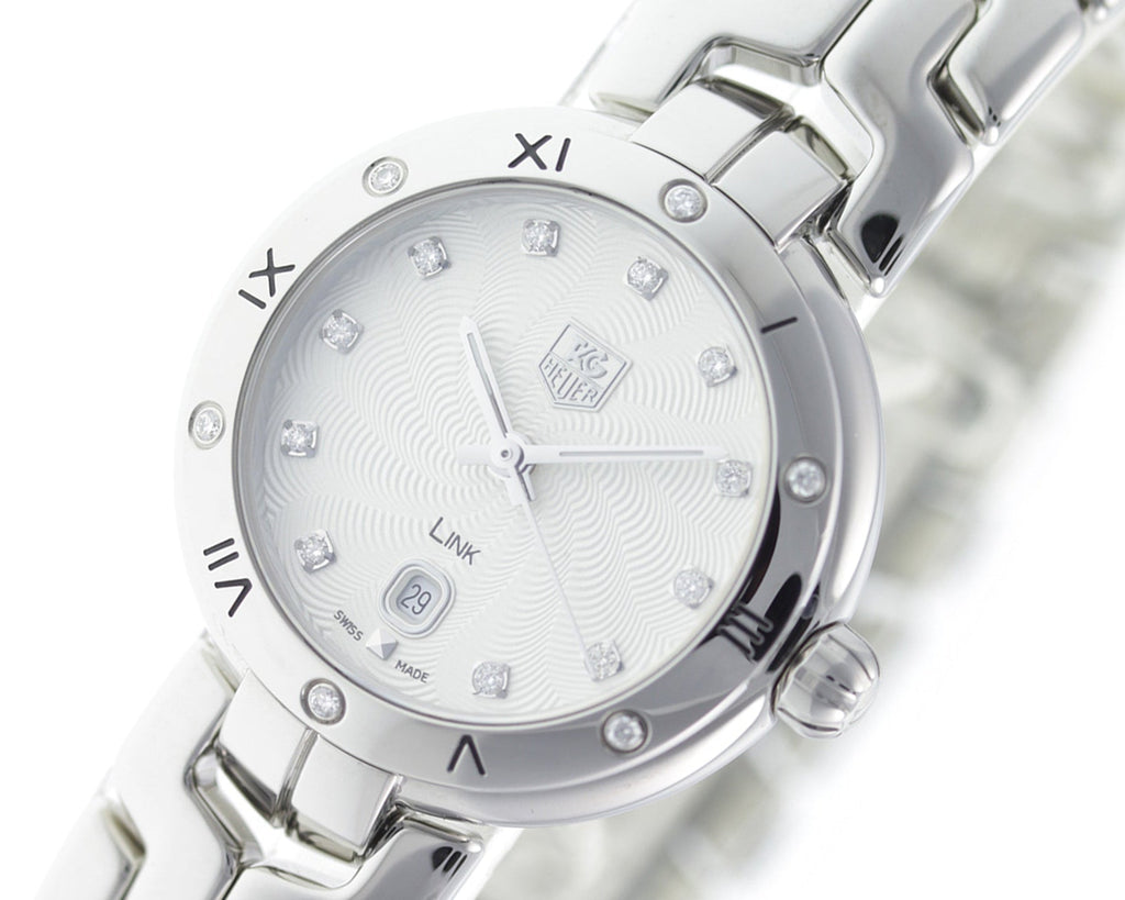 Tag Heuer Link Diamonds Silver Dial Silver Steel Strap Watch for Women - WAT1413.BA0954 Buy Now By Tag Heuer